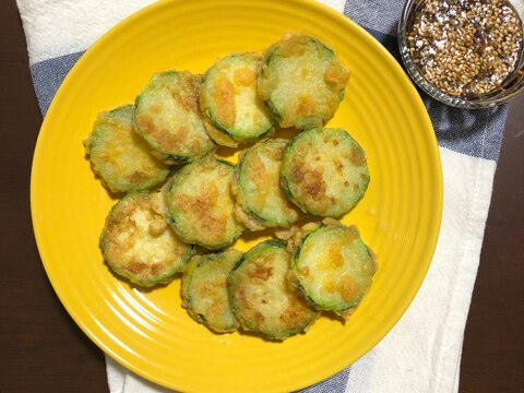 焼きズッキーニを韓国風タレで♪